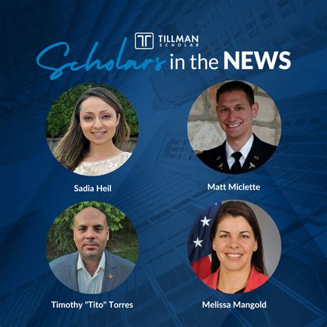 Tillman Scholars In The News Pat Tillman Foundation