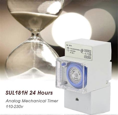 Timer 24 Hour Time Switch Timer 110 230V Sul 181H Analog Mechanical