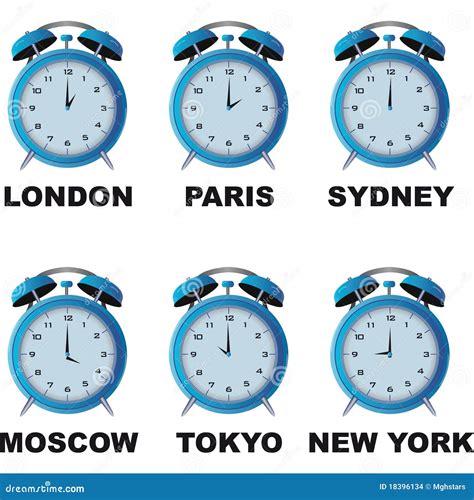 Timezone Stock Photography Cartoondealer Com 18396134