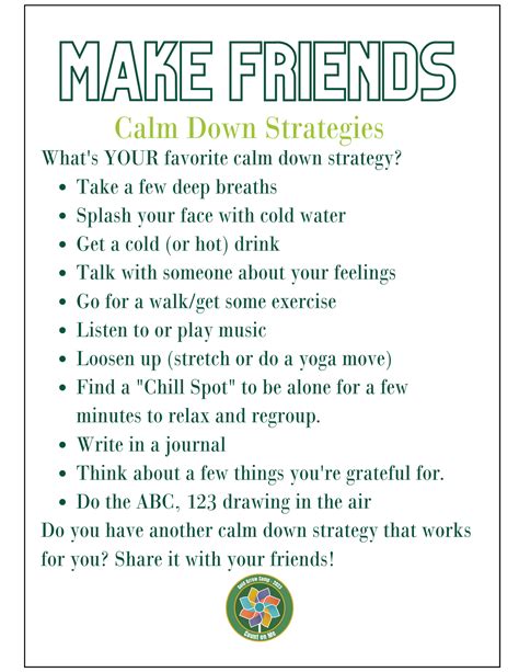 Today S Friendship Tip Find Your Best Calm Down Strategy Gold Arrow Camp California Summer Camp And Traditional Sleepaway Camps For Children Today S Friendship Tip Find Your Best Calm Down Strategy Gold Arrow Camp California Summer Camp And Traditional Sleepaway Camps For Children