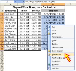Tom S Tutorials For Excel Converting An Elapsed Time To A Decimal Number Tom Urtis Tom S Tutorials For Excel Converting An Elapsed Time To A Decimal Number Tom Urtis