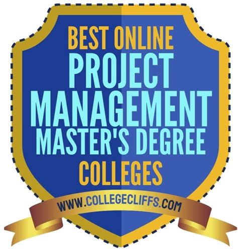 Top 10 Best Online Project Management Master S Degrees College Cliffs