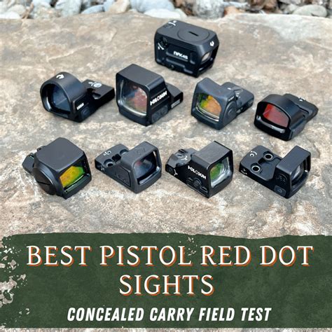 Top 10 Best Pistol Red Dot Options For 2024