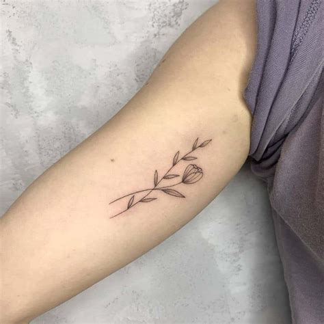 Top 41 Best Simple Flower Tattoo Ideas 2021 Inspiration Guide