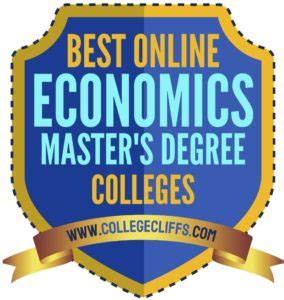 Top 9 Online Economics Master S Degrees College Cliffs