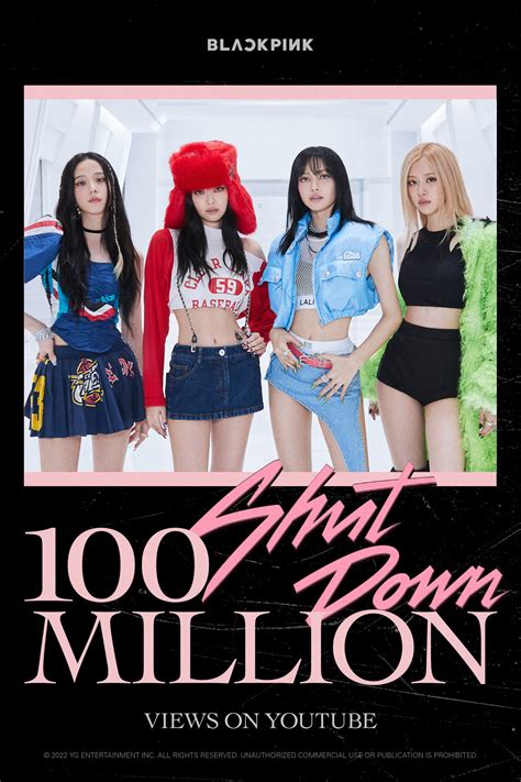 Top14 Fastest Kpop Mv To Reach 100 Million Views Blackpink Shutdown