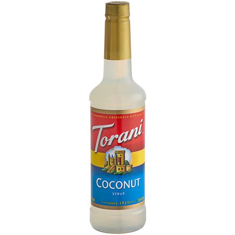 Torani Case Of Sugar Free Coconut Espresso Syrup 750 Ml Delivery Or Pickup Near Me Instacart
