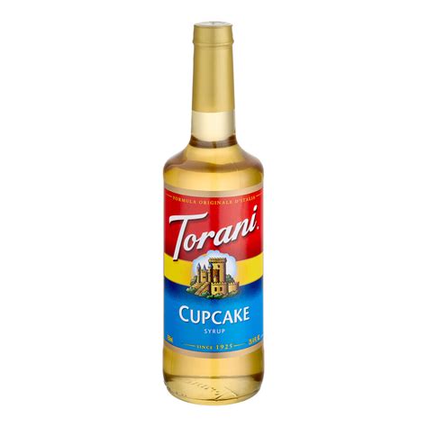 Torani Cupcake Flavoring Syrup 750 Ml Glass Bottle 12 Case