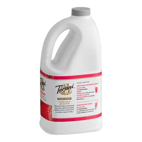 Torani Strawberry Puree Blend 64 Fl Oz