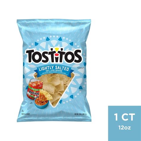 Tostitos Lightly Salted Restaurant Style Tortilla Chips 12 Oz City Market