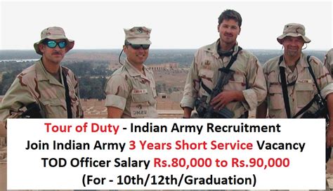 Tour Of Duty Army Entry Route Details Join Army Now