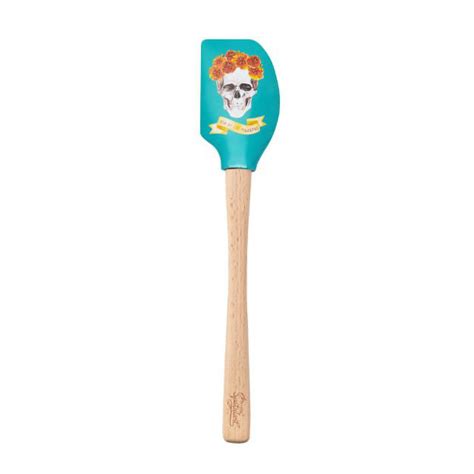 Tovolo Spatulart Day Of The Dead Wood Handled Spatula Amp Reviews Wayfair