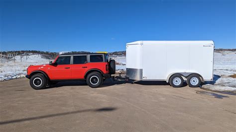 Towed 6X12 Cargo Trailer With Ease Bronco6g 2021 Ford Bronco Bronco Raptor Forum News Blog Owners Community Towed 6X12 Cargo Trailer With Ease Bronco6g 2021 Ford Bronco Bronco Raptor Forum News Blog Owners Community