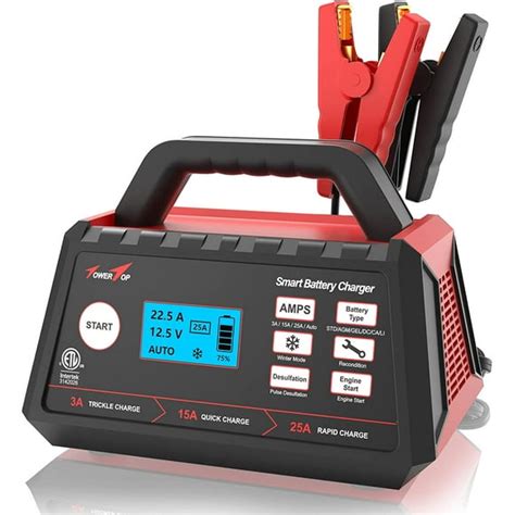 Towertop 3 15 25 Amps 12 Volts Fully Automatic Smart Trickle Battery Charger