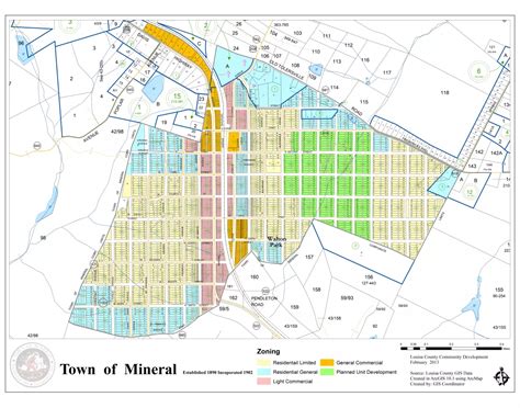 Town Zoning Map Mineral Virginia Town Zoning Map Mineral Virginia