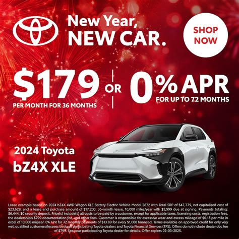 Toyota Bz4x Lease Deals Finance Specials In Jersey City Nj