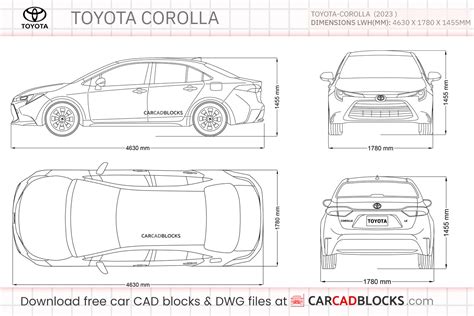 Toyota Corolla Dimensions: Complete Size Specs & Variations