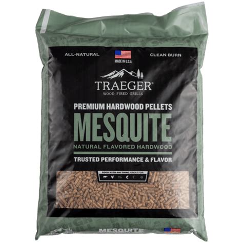 Traeger Mesquite Bbq Wood Pellets 20 Lb