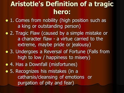 5 Tragic Hero Traits