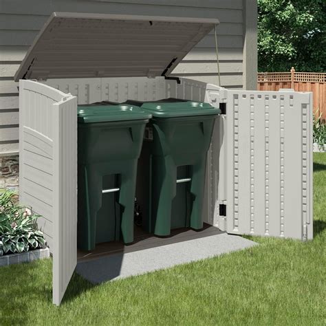 Maximize Space with a Durable Trash Can Storage Shed