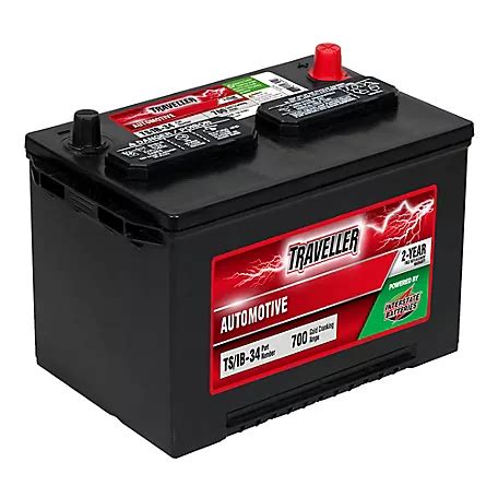 Traveller Powered By Interstate Automotive Battery 96R Bci Group Size 590 Cca At Tractor Supply Co