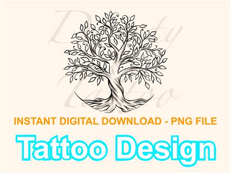 Tree Of Life Tattoo Design Digital Download Png Etsy Israel Tree Of Life Tattoo Design Digital Download Png Etsy Israel