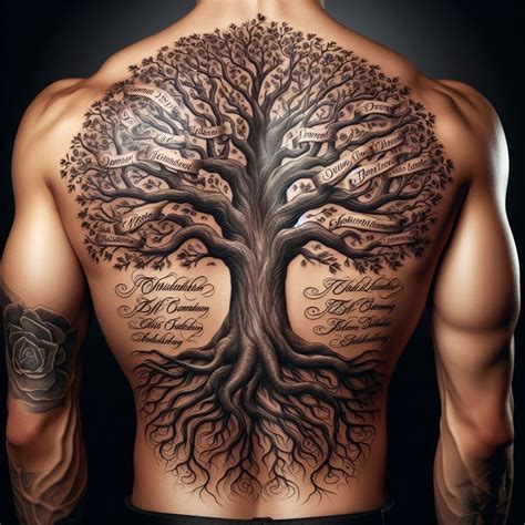 Tree Tattoos For Men On Back