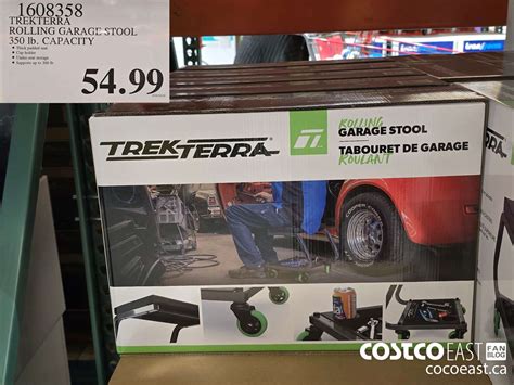 Trekterra Rolling Garage Stool Costco