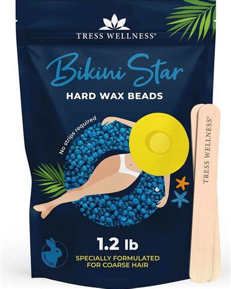 Tress Wellness Seakissed Bikini Hard Wax Beads For Sensitive Skin Tress Wellness Seakissed Bikini Hard Wax Beads For Sensitive Skin