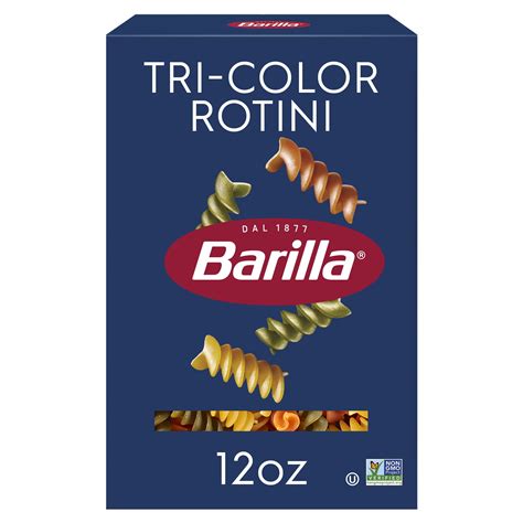 Tri Color Rotini Market Basket Tri Color Rotini Market Basket