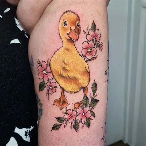 Tribal Duckling Tattoos 53 Duck Tattoo Cute Designs