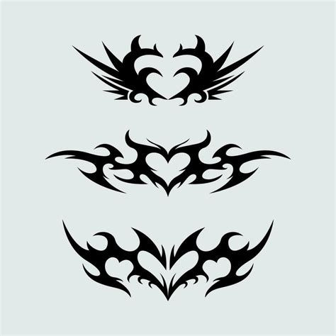 Tribal Heart Tattoo Designs