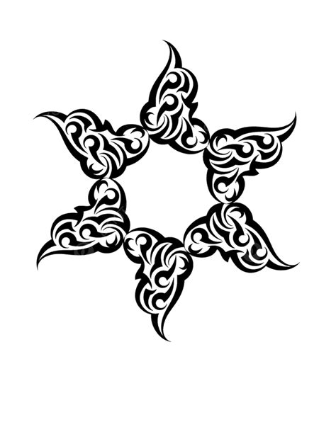 Tribal Tattoo Star Tribal Tattoo Star