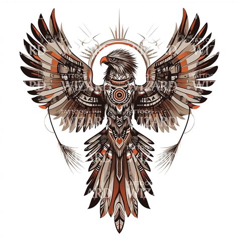 Tribal Thunderbird Tattoo Printable Tribal Thunderbird Tattoo Printable