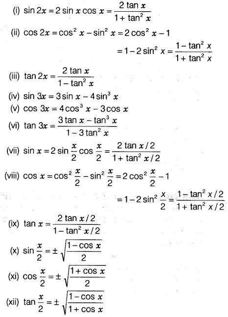 Trigonometric Functions Class 11Th Notes Free Ncert Class 11 Maths