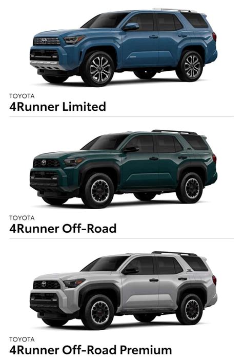 Trim Levels Of The 2023 Toyota 4Runner Classic Toyota Of Tyler Trim Levels Of The 2023 Toyota 4Runner Classic Toyota Of Tyler