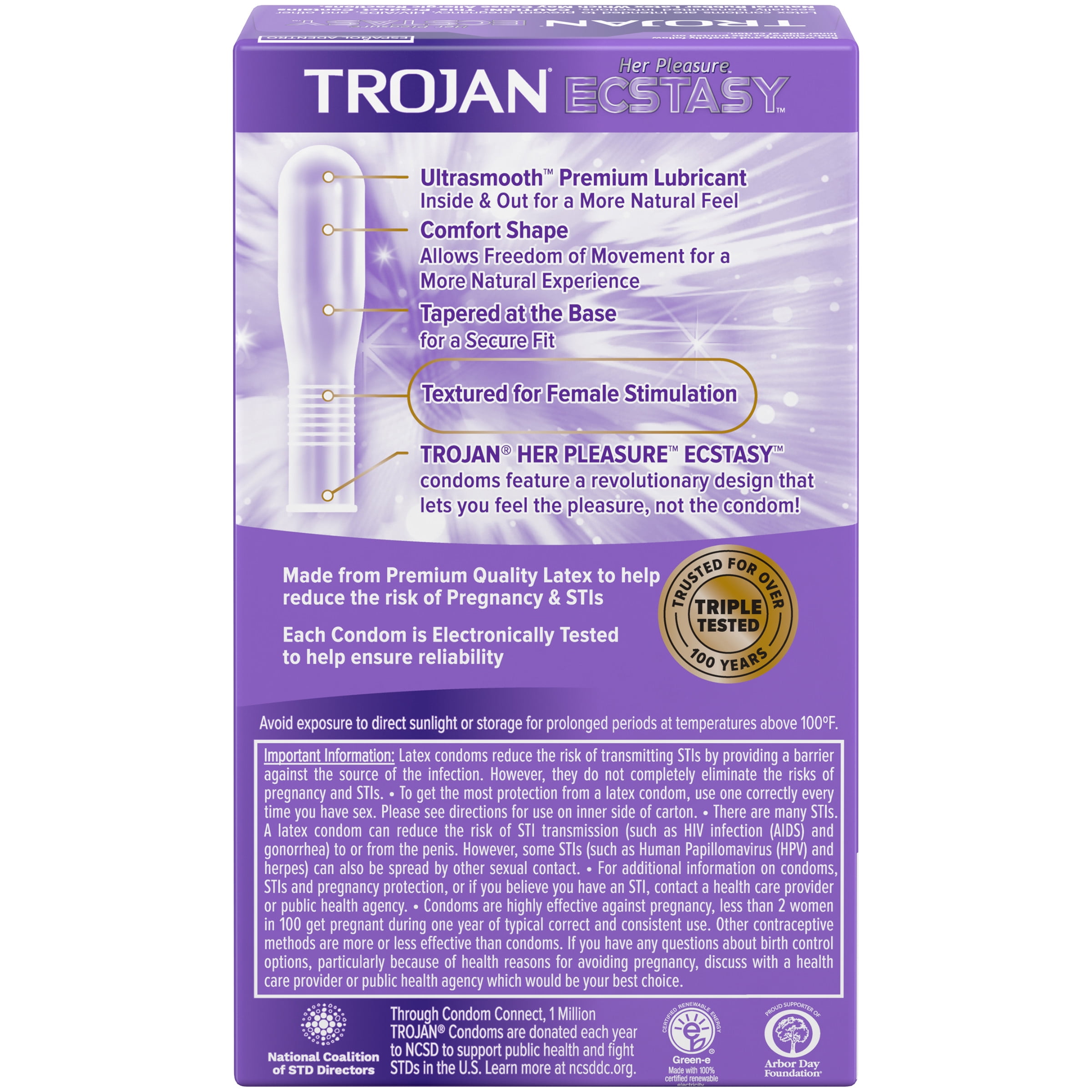 Trojan Her Pleasure Ecstasy Lubricated Condoms 10 Count Totalhill Com Trojan Her Pleasure Ecstasy Lubricated Condoms 10 Count Totalhill Com