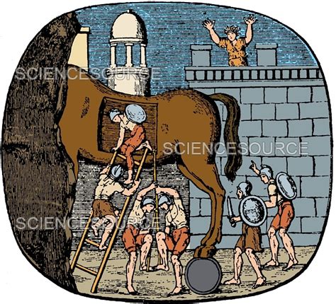 Trojan War Trojan Horse 12Th Century Stock Image Science Source Images Trojan War Trojan Horse 12Th Century Stock Image Science Source Images