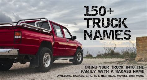 Truck Names Over 150 Ideas To Name Your Truck Durabak Durabak