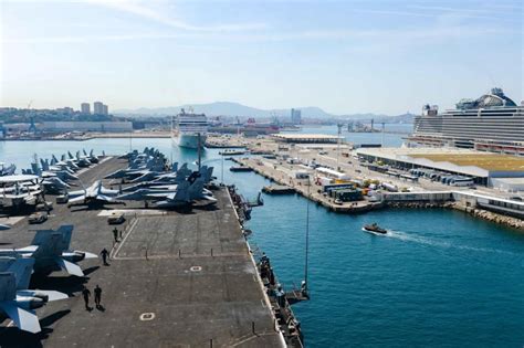 Truman Arrives In Marseille France U S Naval Forces Europe And Africa U S Sixth Fleet News Truman Arrives In Marseille France U S Naval Forces Europe And Africa U S Sixth Fleet News