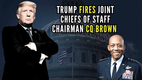 Trump Fires Cq Brown As Joint Chiefs Chairman Abc News