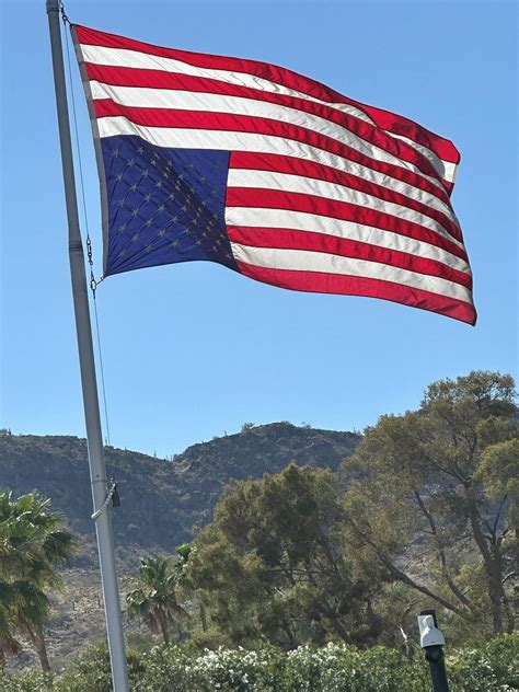 Trump Supporters Turn Us Flags Upside Down To Protest Against Guilty