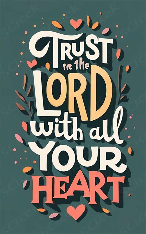 Trust In The Lord With All Your Heart Your Daily Verse