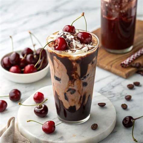 Try This Rich Dark Cherry Mocha Cold Brew With Homemade Black Forest