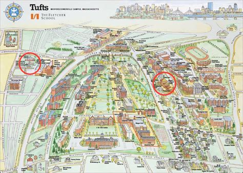 Tufts University Campus Map