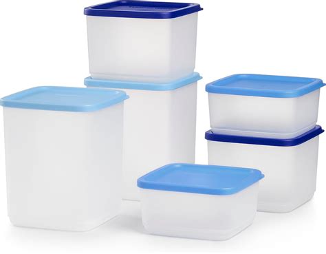 Tupperware Cubix 12 Piece Food Storage Container Set Dishwasher Safe