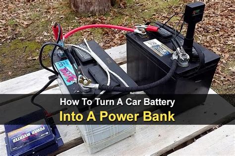Turn A Car Battery Into An Emergency Power Charger