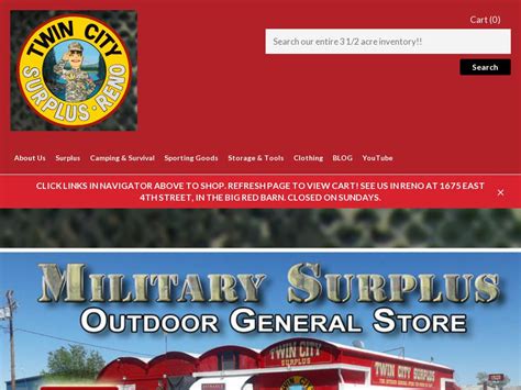 Twin City Surplus Closed Updated February 2026 37 Photos 28 Reviews 1675 E 4Th St Reno Nevada Military Surplus Phone Number Yelp