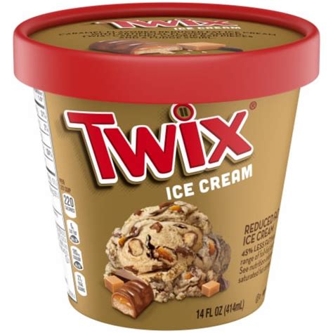 Twix Caramel Fudge Swirl Ice Cream Reduced Fat Cookie Caramel Ice Cream