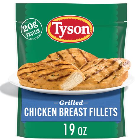 Tyson Fully Cooked Grilled Chicken Breast Filets 10 Lb Delivery Or Pickup Near Me Instacart